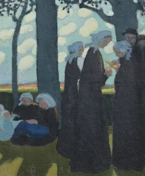 Večer u Binic, kolem roku 1895