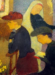 Tři ženy. Obraz Maurice Denise (1870-1943). Soukromá sbírka.