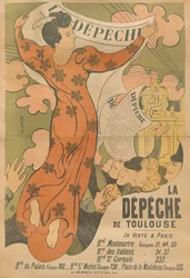 Plakát pro noviny La Dépêche de Toulouse, 1892.
