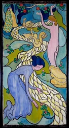 Obraz Ženy u potoka od Maurice Denise (1870-1943) 1894 (huile sur toile)