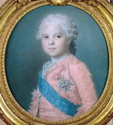 Portrét Ludvíka Francouzského (1755-1824) hrabě z Provence a budoucí král Ludvík XVIII (pastel)