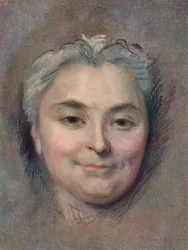 Příprava na portrét Marie Catherine Dufloquet Reals, 1756