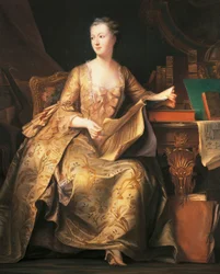 Portrét markýzy de Pompadour, kolem roku 1755 (malba)