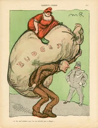 Máslový talíř, číslo 468, satirické barvy