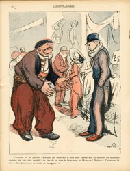 Máslový talíř, číslo 516, satirické barvy
