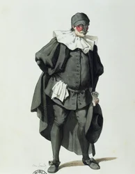 Dottor Balanzone v roce 1653, Maurice Sand (1823-1889)