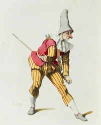 Giangurgolo v roce 1625, Maurice Sand (1823-1889)