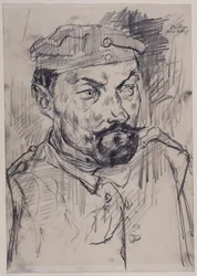 Domobranec Ernst Pflanz, hlava a ramena