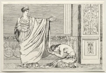 Cupid a Psyche: Psyche a Juno