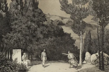 Pyramus a Thisbe II Ze série Opus II, 1879