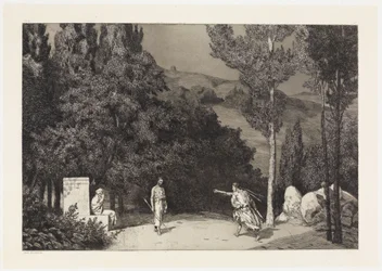 Pyramus a Thisbé III (Záchrany ovidiovských obětí, opus II, list 4)