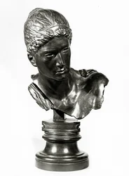 Hlava Cassandry, kolem roku 1895 (bronz)