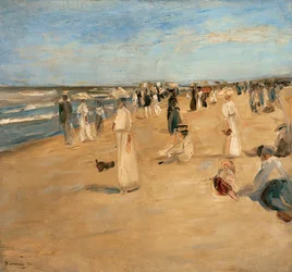 Pláž v Noordwijku, 1911
