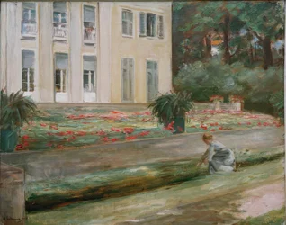Květinová terasa v zahradě Wannsee na severozápad