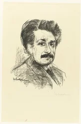 Portrét Alberta Einsteina. 1925