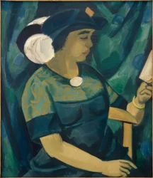 Portrét manželky umělce (Lotte Pechstein)