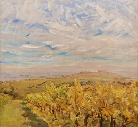 Počátek podzimu ve Falcku. Vinice poblíž Neukastel, 1927