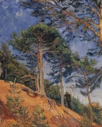 Lovec na svahu. 1903