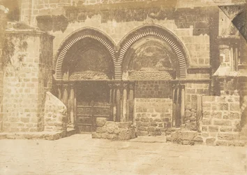 Průčelí kostela Božího hrobu, Jeruzalém č. 1, 19. srpna 1850.