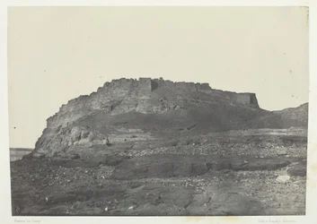 Pevnost Ibrahima Ancient Premis, Pohled z jihu, Núbie, 184951, vytištěno 1852.