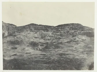 Gournah, nekropole v Thébách, Théby, 184951, vytištěno 1852.