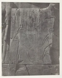 Gournah, Sochy trůnu kolosů; Thebes