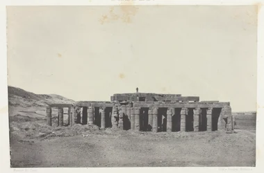 Gournah, Osymandiova hrobka; Théby, deska 58 z alba "Egypte, Nubie, Palestine et Syrie" (1852)