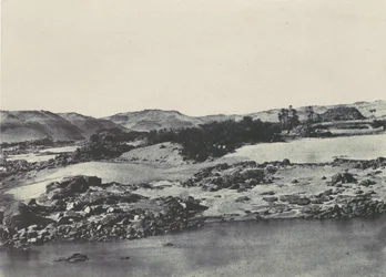 Horní Egypt. Vchod do prvního kataraktu, 1850.