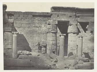 Medinet-Habou, Peristyle paláce Ramses-Méiamoun; Thebes