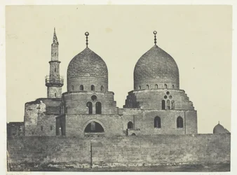Mešita a hrobka sultána Kansou-el-Gouri, Le Kaire, 184951, vytištěno 1852.