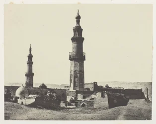Mešita Aly-Bey, Girgeh, Horní Egypt, deska 15 z alba "Egypte, Nubie, Palestine et Syrie" (1852)