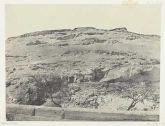 Nekropole starověké Lykopole, Horní Egypt, deska 12 z alba "Egypt, Núbie, Palestina a Sýrie" (1852)