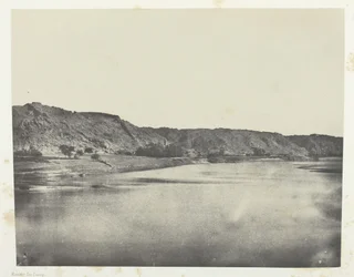 East Bank of the Nile Village of Bab, View Taken South Philoe, Nubia, 184951, print 1852.