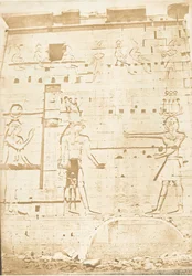 Druhý pylon chrámu Isis, ve Philae, 13. dubna 1850.
