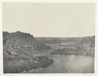 Výstup z prvního kataraktu, Horní Egypt, 184951, vytištěno 1852.