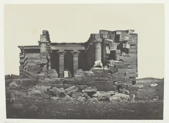 Temple De Maharakkah Hiera Sycaminos Des Grecs, Nubie, 184951, vytištěno 1852.