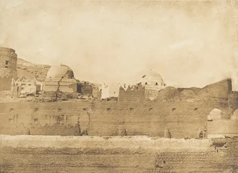 Muslimské hrobky v Siut, 1849-50.