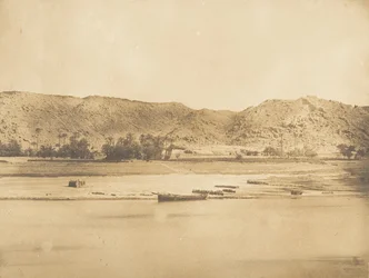 Pohled pořízený jihovýchodně od Philae - Cherk-el-Hesseh, 1849-50.