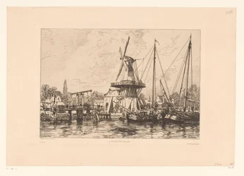 Pohled na Haarlem À Haarlem (Hollande) (název na objektu)