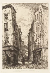 Rue des Marmousets, stará Paříž