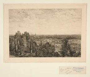 Vue de Paris (Pohled na Paříž)