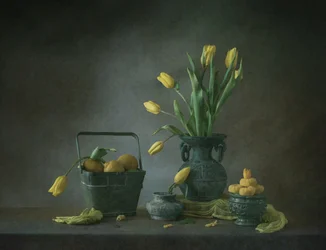 Zlaté tulipány a citrony