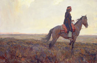 Navajo (olej na plátně)