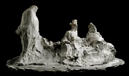 Rozhovor v zahradě, socha Medarda Rossa (1858-1928), Barzio, Museo Medardo Rosso