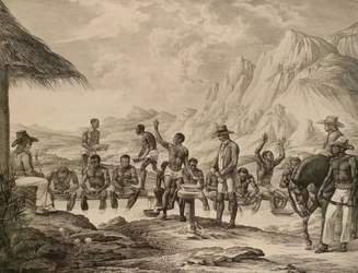 Praní diamantů, Curralinho, 1823-1831.