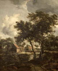 Vodní mlýn, kolem roku 1660