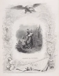 Jeanne the Redhead, z Bérangerových písní, 1829.