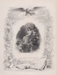 Bohyně svobody, z Bérangerových písní, 1829