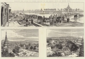 Mandalay, hlavní město Barmy