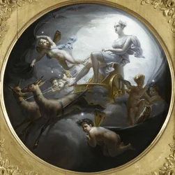 Diana na svém voze, 1821.